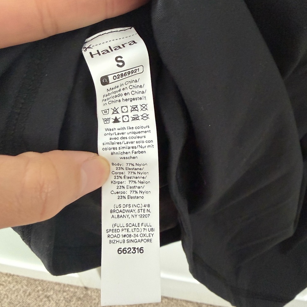 NWT HALARA SoftlyZero Plush Backless Active Dress-Easy Peezy Edition (Black | S) - Picture 6 of 9